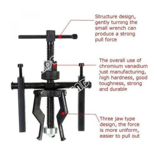 3 Jaws Pilot Bearing Puller Bushing Gear Extractor Installation Removing Tool #1 image