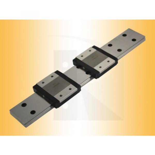 Miniature Linear guide - Recirculating ball bearing guide - MR09-WN rail + car) #5 image