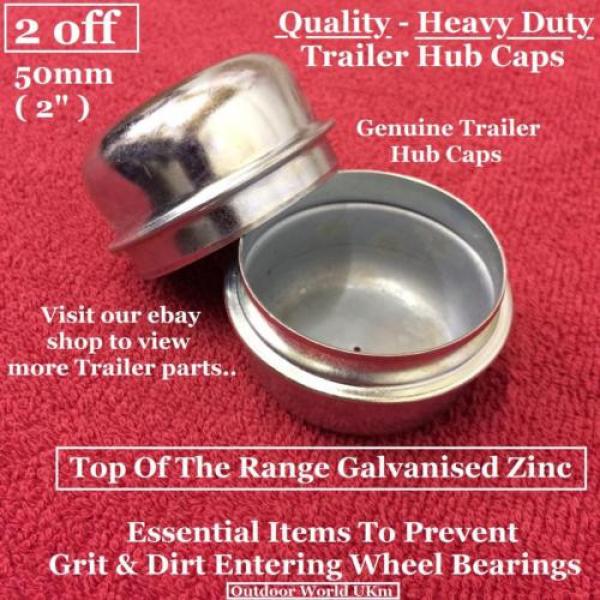 Trailer Hub Caps Bearings Metal Wheel Car Camping Motorbike Boat Builders Bike #3 image